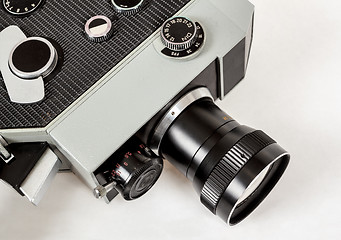 Image showing Old 8mm movie camera