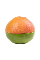 Image showing Mix of grapefruit and sweetie