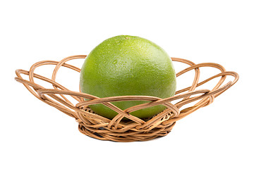 Image showing Sweetie fruit in wicker