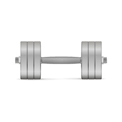 Image showing Illustration of dumbbell