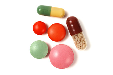 Image showing Pills and capsules