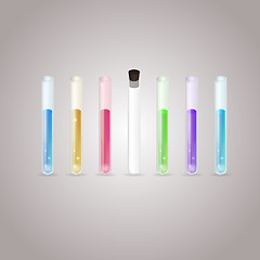 Image showing Illustration of test tubes