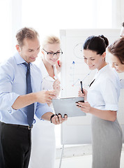 Image showing business team having discussion in office