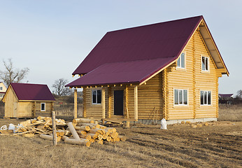 Image showing A small wooden house