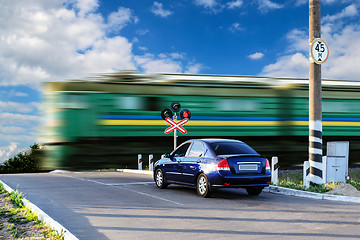 Image showing Rail crossing
