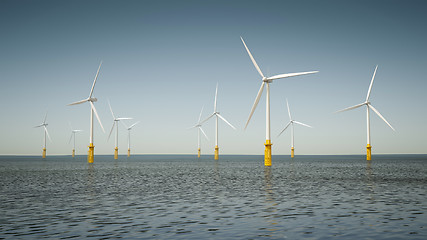 Image showing offshore wind energy park