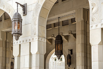 Image showing Details Grand Sultan Qaboos Mosque