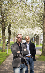 Image showing Outdoor business portrait