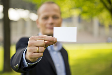 Image showing Business card