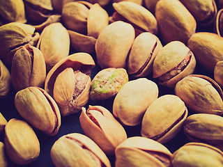 Image showing Retro look Pistachios picture