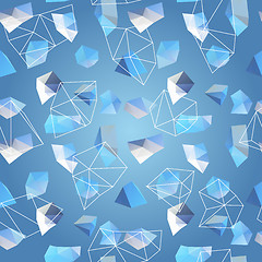 Image showing geometric abstract polygonal background