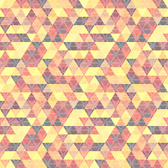 Image showing pattern geometric with triangles