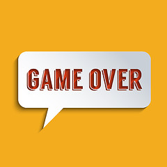 Image showing Game over