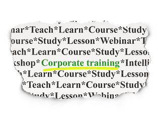 Image showing Education concept: Corporate Training on Paper background