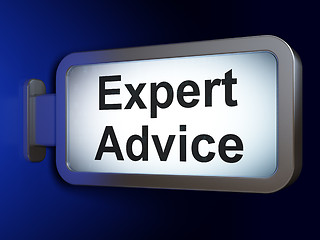 Image showing Law concept: Expert Advice on billboard background