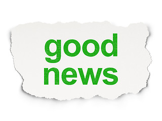 Image showing News concept: Good News on Paper background