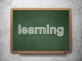 Image showing Education concept: Learning on chalkboard background