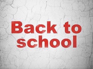 Image showing Education concept: Back to School on wall background