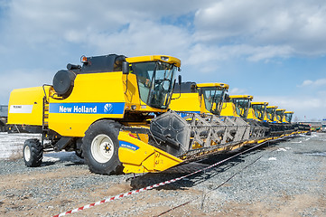 Image showing Agricultural machinery exhibition. Tyumen. Russia