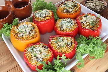 Image showing Stuffed peppers