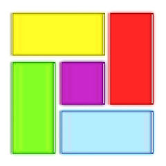 Image showing Colorful rectangles