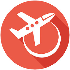 Image showing Travel Flat Icon