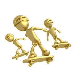 Image showing Skaters