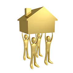 Image showing Holding A House