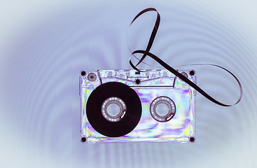 Image showing Vintage cassette tape