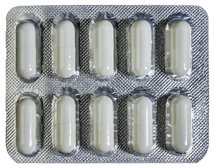 Image showing Blister with pills