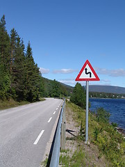 Image showing Norwegian road sign