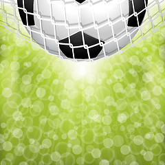 Image showing Abstract soccer/football background design