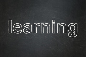 Image showing Education concept: Learning on chalkboard background