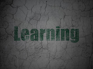 Image showing Education concept: Learning on grunge wall background