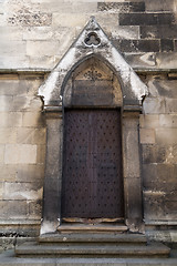 Image showing Medieval door.