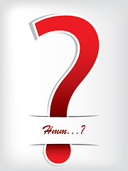 Image showing Question mark brochure