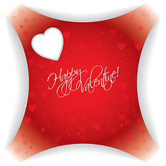 Image showing Abstract valentine day card