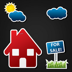 Image showing House sale advertising