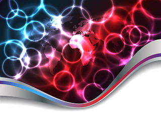 Image showing Abstract plasma background design