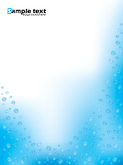 Image showing Abstract brochure design with bubbles