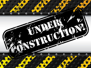 Image showing Under construction background