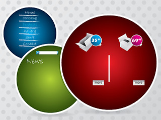 Image showing Bubble website template