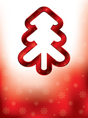 Image showing Abstract greeting card design for christmas