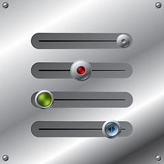 Image showing Slideable button set 