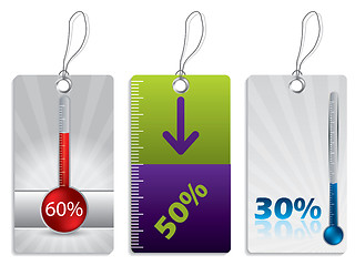 Image showing Shopping label set