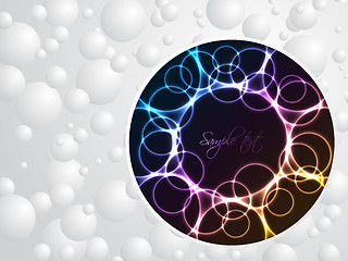 Image showing Abstract bubble brochure design