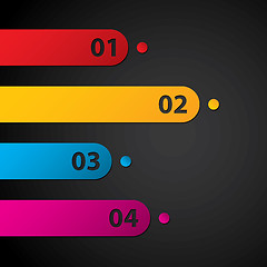 Image showing Color labels with grades