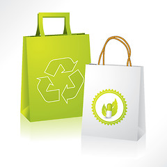 Image showing Bio and eco paperbags