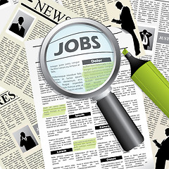 Image showing Seeking for a job