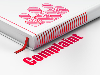 Image showing Law concept: book Business People, Complaint on white background